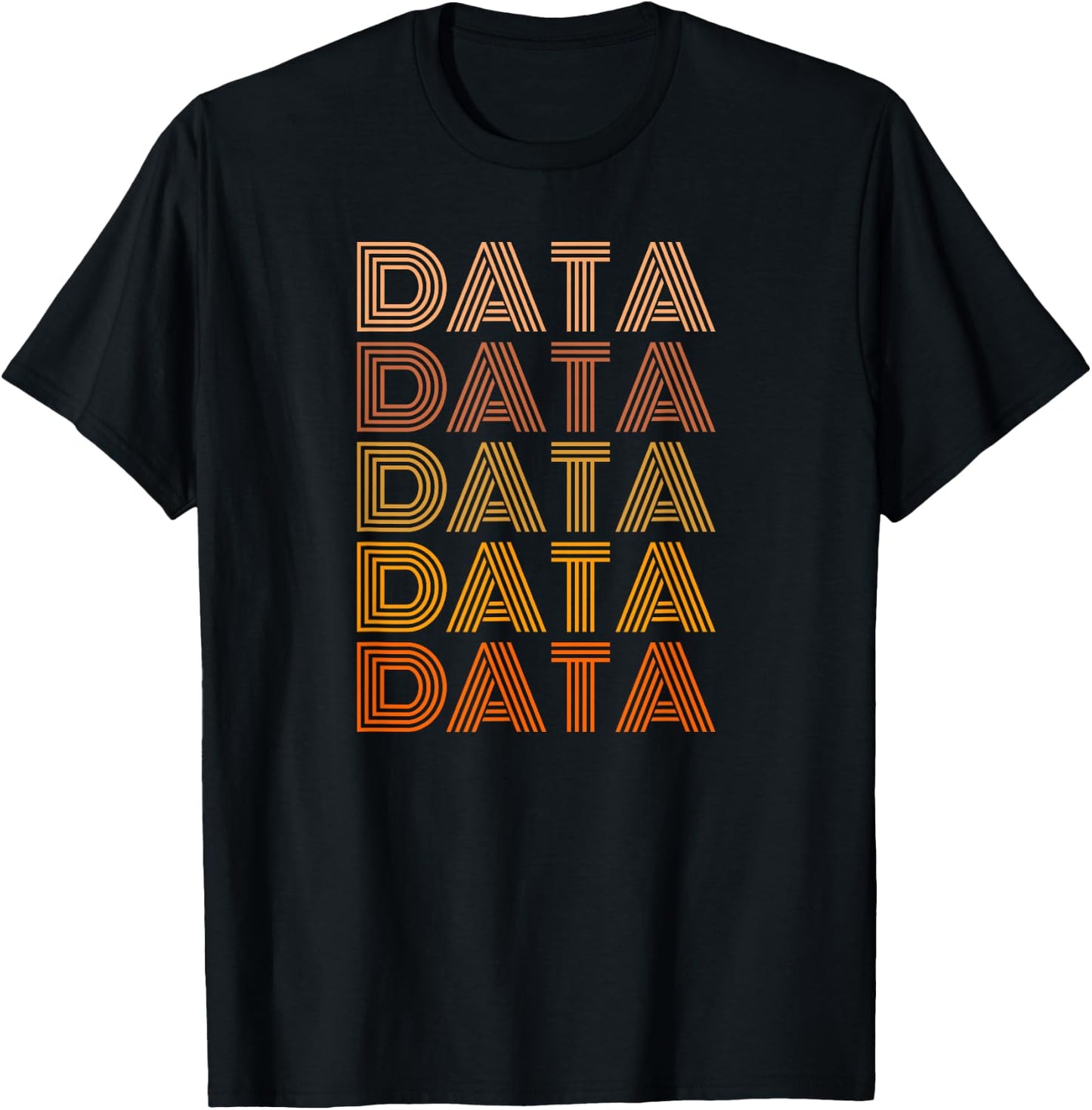 Retro Data Shirt Vintage Data Crypto Mining Data T-Shirt - T-Shirt | Black
