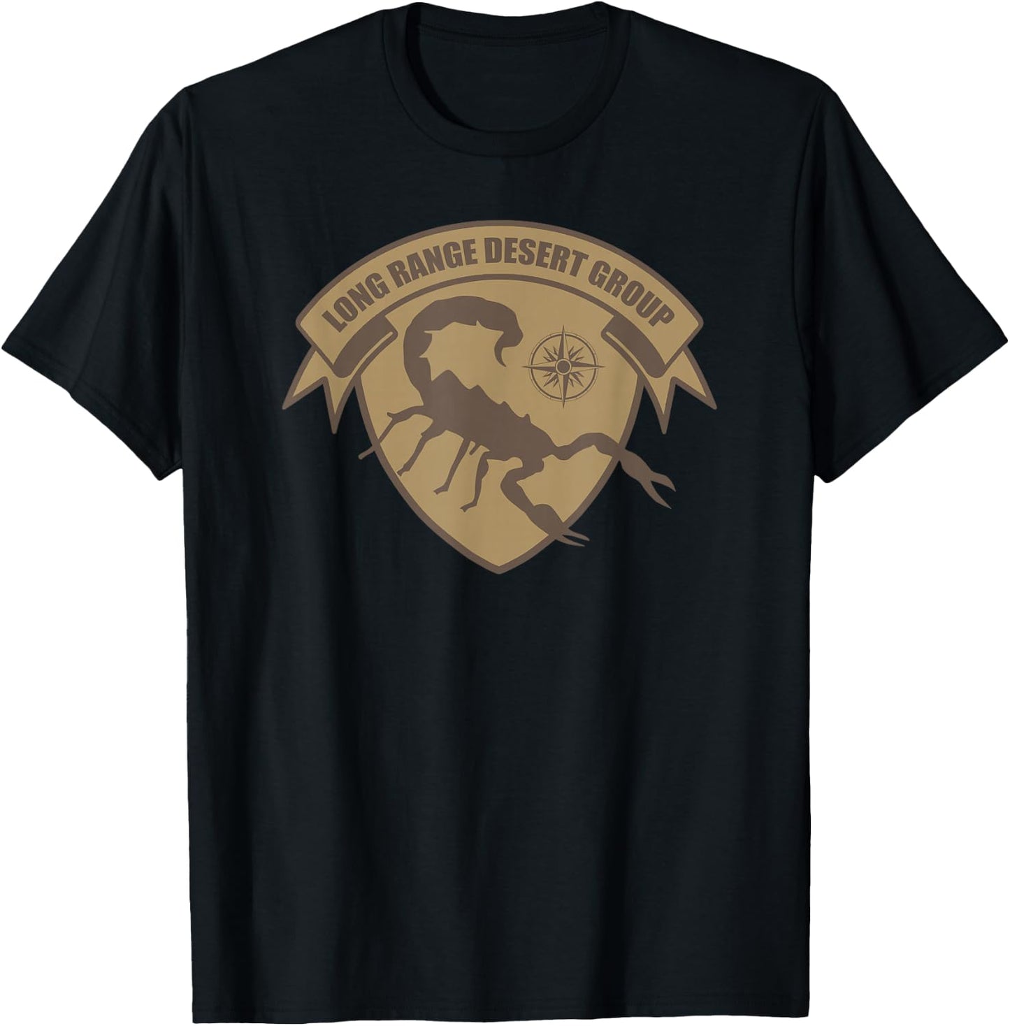British Special Forces : Long Range Desert Group LRDG T-Shirt - T-Shirt | Black