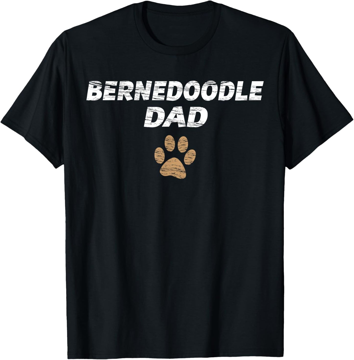 Bernedoodle Dad | & Kids - Gift Fathers Day T-Shirt - T-Shirt | Black