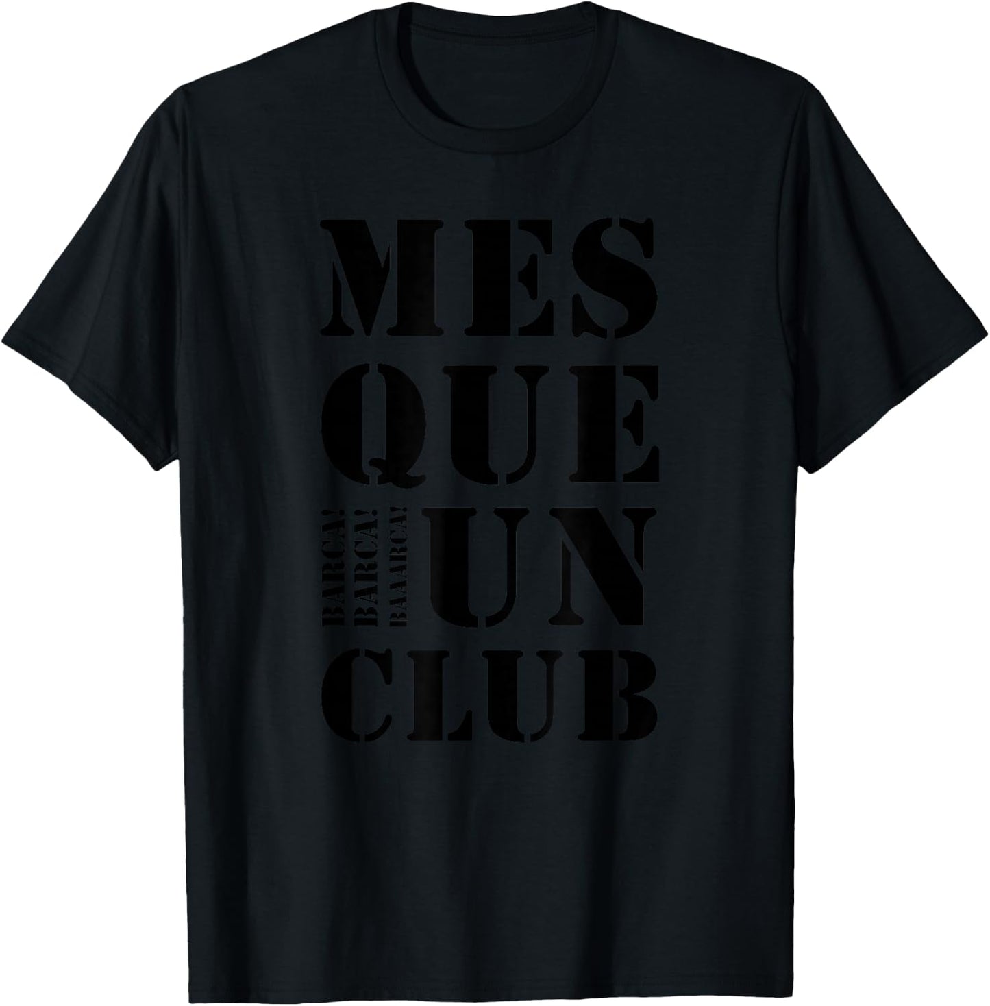 Soccer Lovers Design Barcelona FC T Shirt T-Shirt - T-Shirt | Black