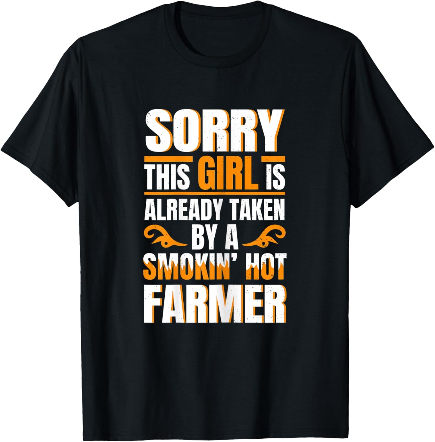 Hot Farmer - Funny Women Cool Girlfriend Farm T-Shirt - T-Shirt | Black