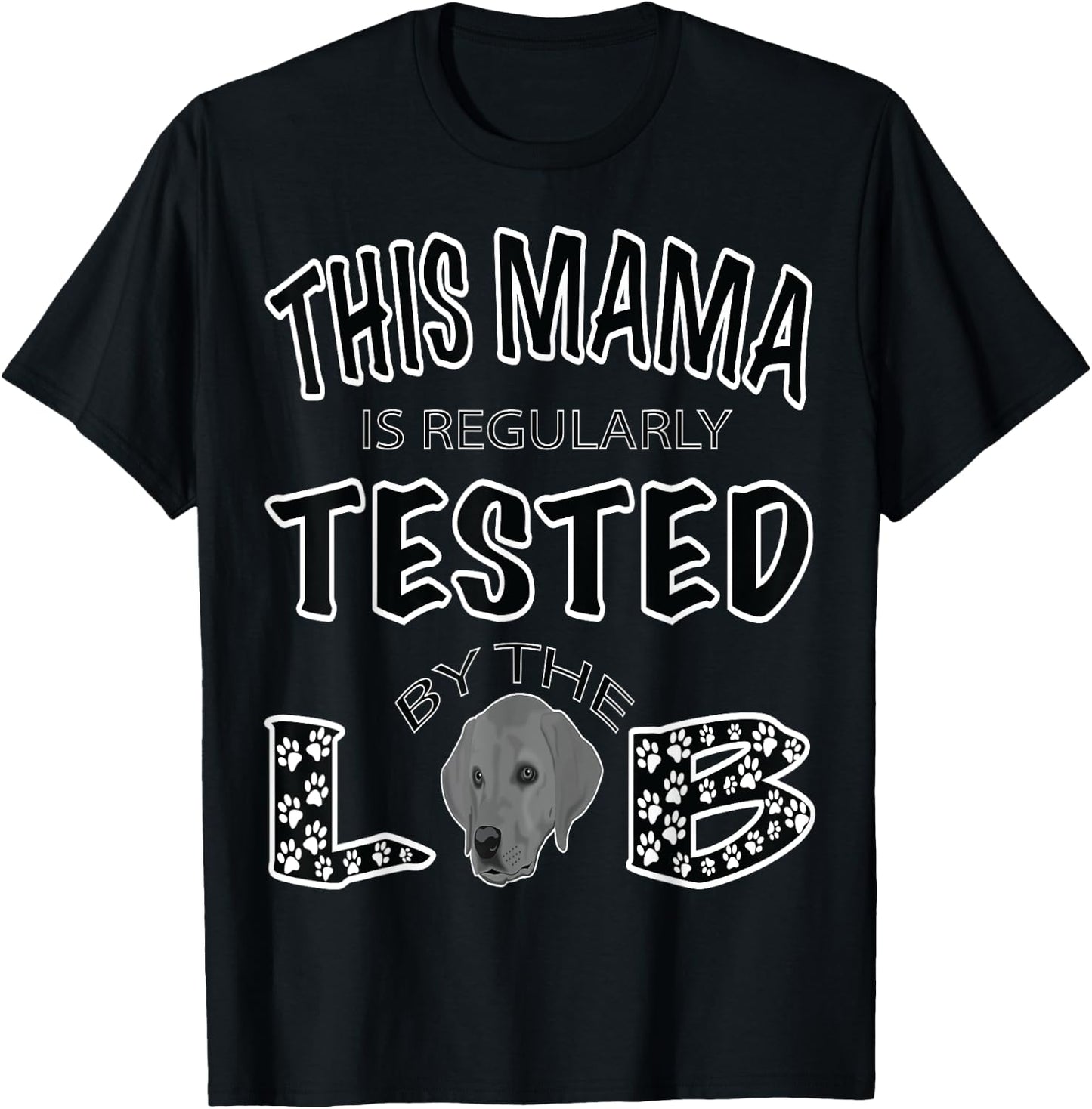 Lab Mama Dog Mom Gifts Fox Red Labrador Retriever T-Shirt - T-Shirt | Black