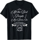 Best People Are Born On November 23rd Birthday Shirt. T-Shirt - T-Shirt | Black