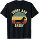 Vintage Dachshund Funny Weiner Dog Short Sassy Women Girls Kids T-Shirt - T-Shirt | Black