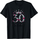 30 years old It's my Birthday Women 30th Birthday Funny Gift T-Shirt - T-Shirt | Black