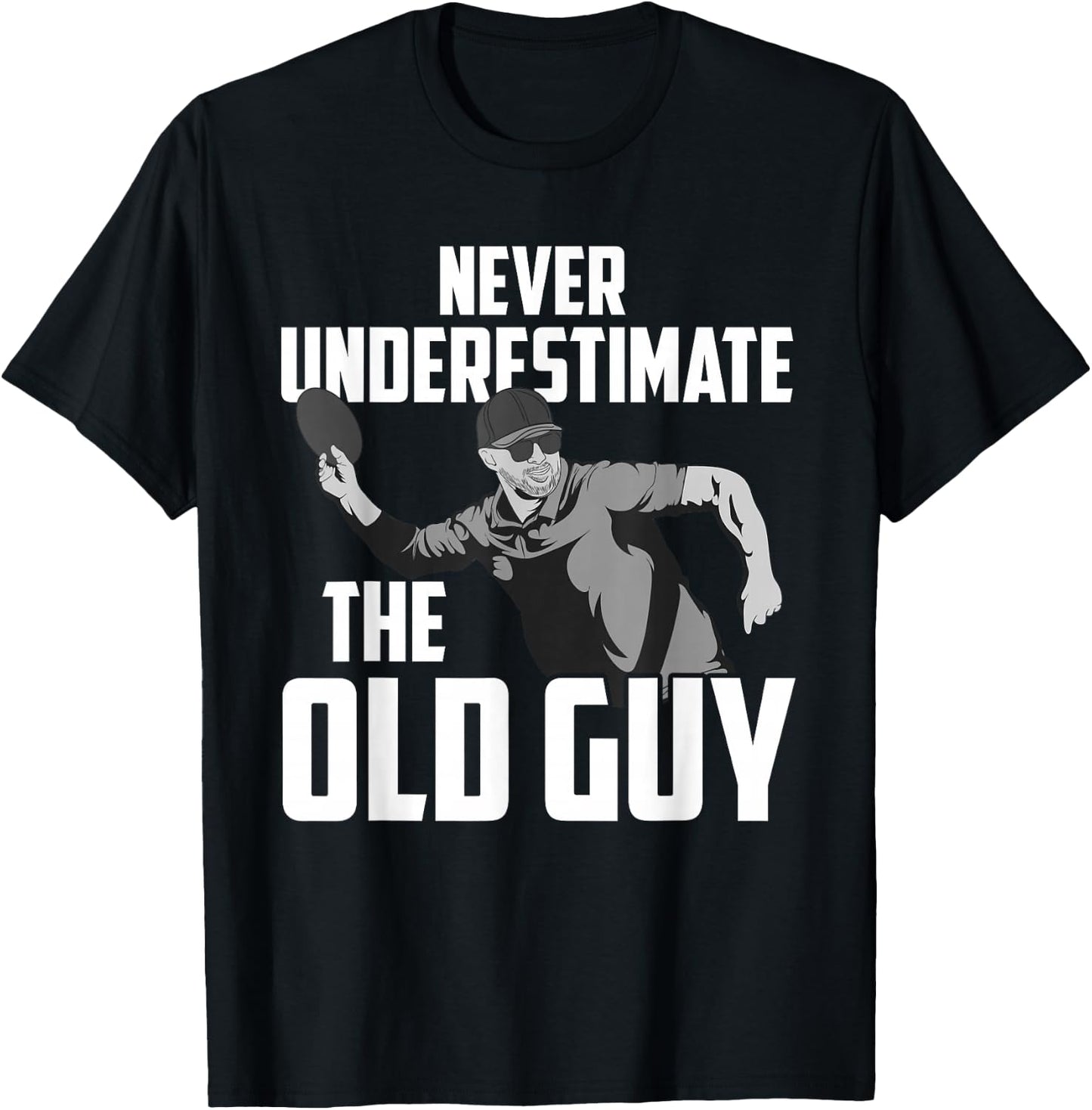 Disc Golf Art Dad Disc Golf Lover Disc Golf Player T-Shirt - T-Shirt | Black