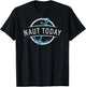 Naut Today Nautical Anchor Sea Sailing Beach Vacation Cruise T-Shirt - T-Shirt | Black