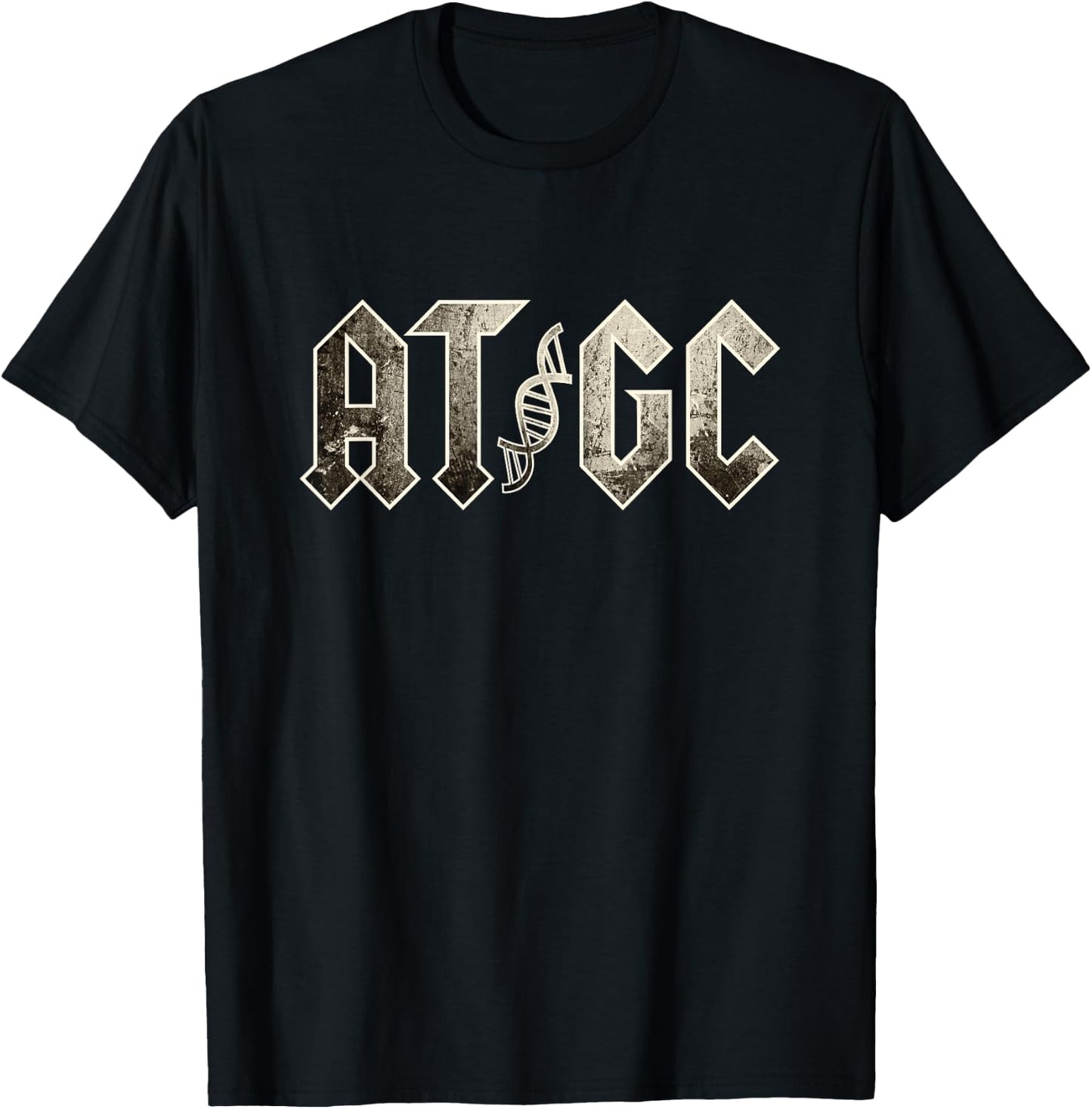 Biology Science DNA ATGC T-Shirt - T-Shirt | Black