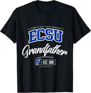 Elizabeth City State University - ECSU HBCU Grandfather T-Shirt - T-Shirt | Black