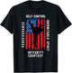 Taekwondo 5 Tenets Martial Arts Sports USA Flag T-Shirt - T-Shirt | Black