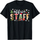 Office Staff Christmas Front Office Staff Xmas Party T-Shirt - T-Shirt | Black