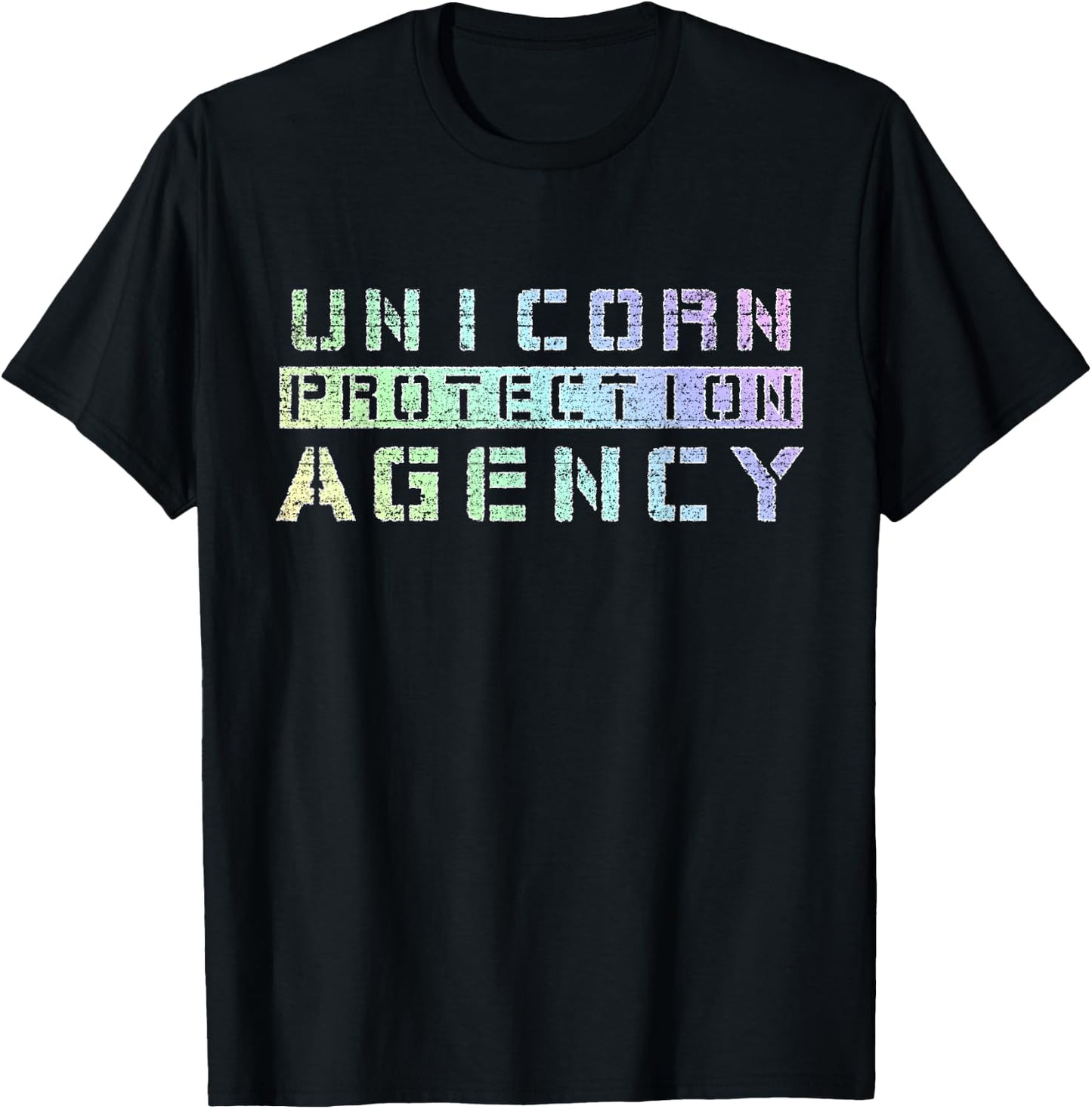 Unicorn Protection Agency | Unicorn Security Parent Shirt T-Shirt - T-Shirt | Black