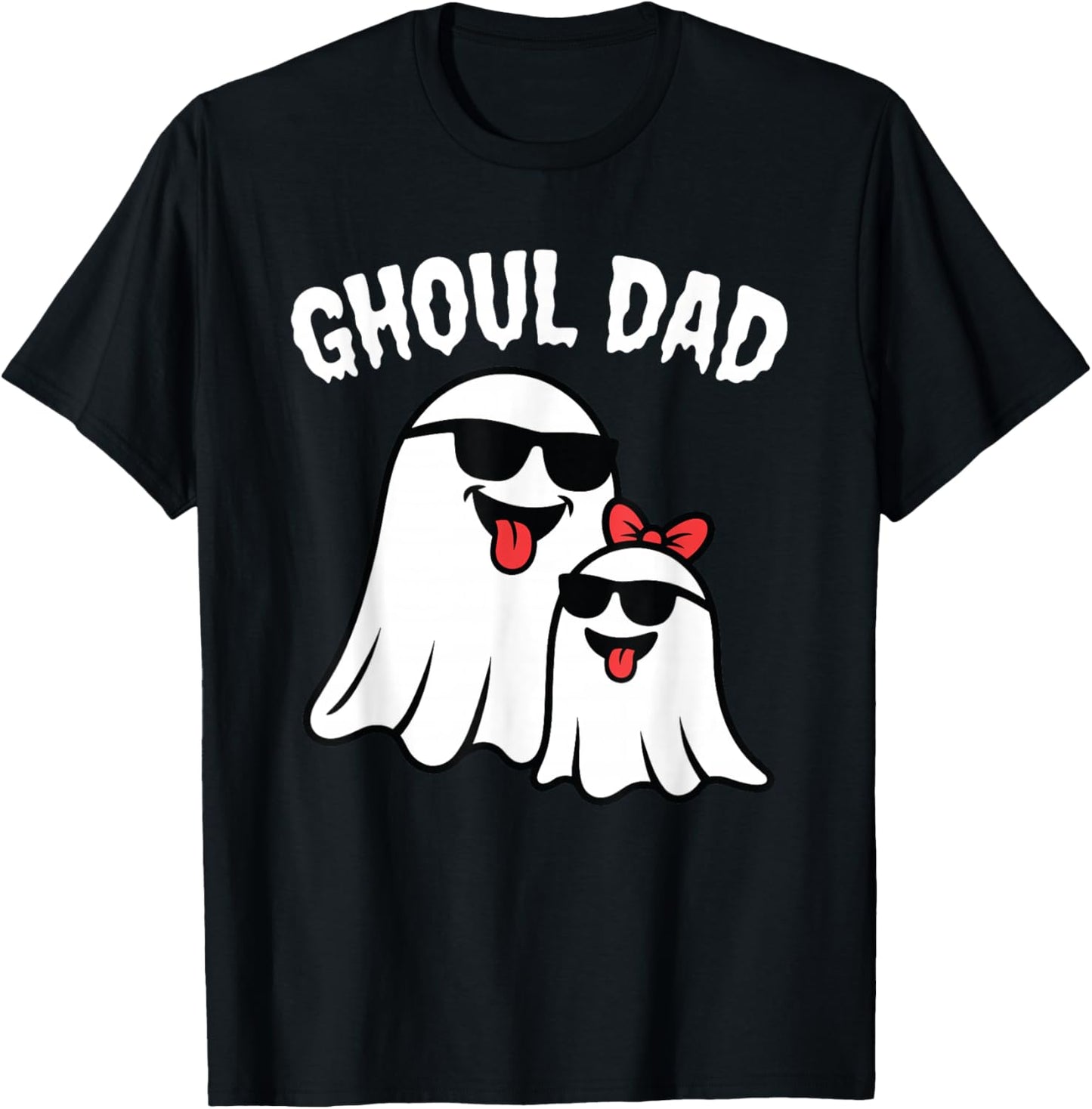 Ghoul Dad Ghost Halloween Daddy Papa Father Costume T-Shirt - T-Shirt | Black