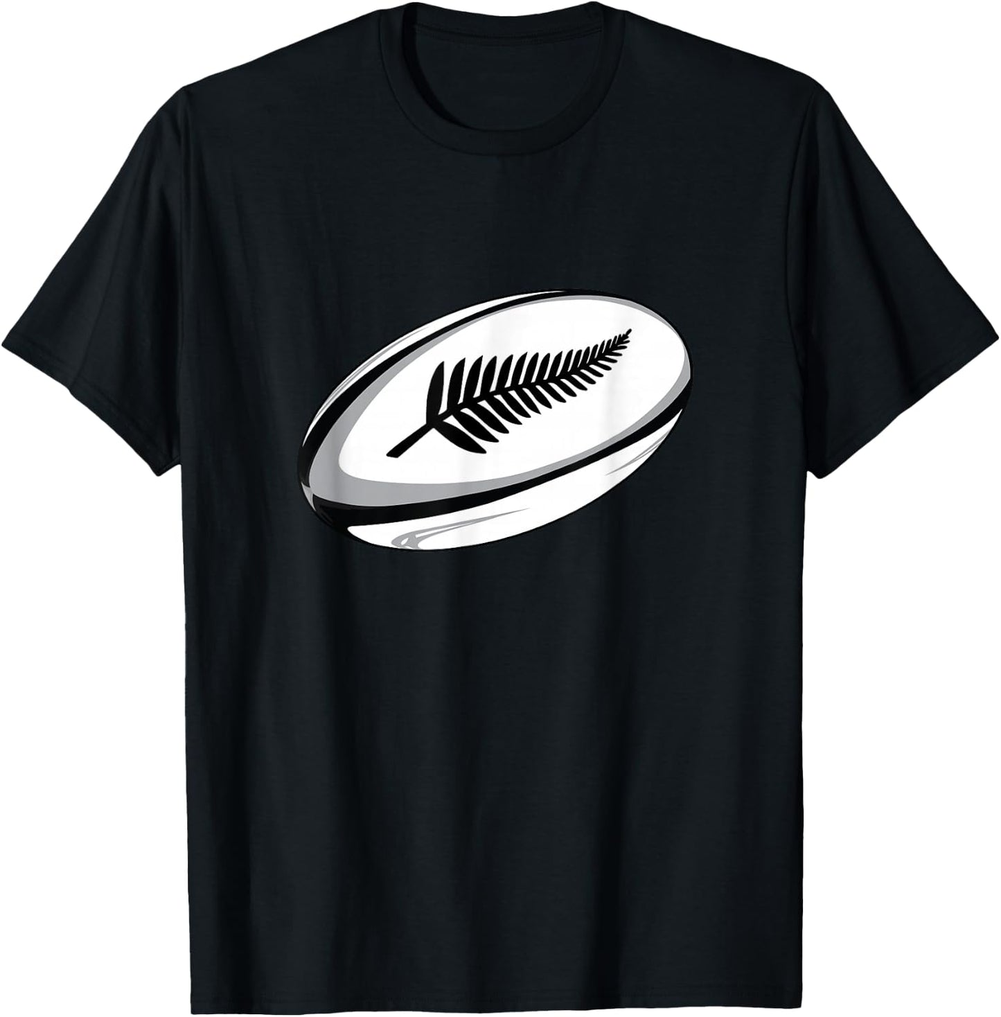 New Zealand Rugby Jersey T-Shirt - T-Shirt | Black