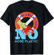 Save a Hermit Crab No more Plastic! Environment Awareness T-Shirt - T-Shirt | Black