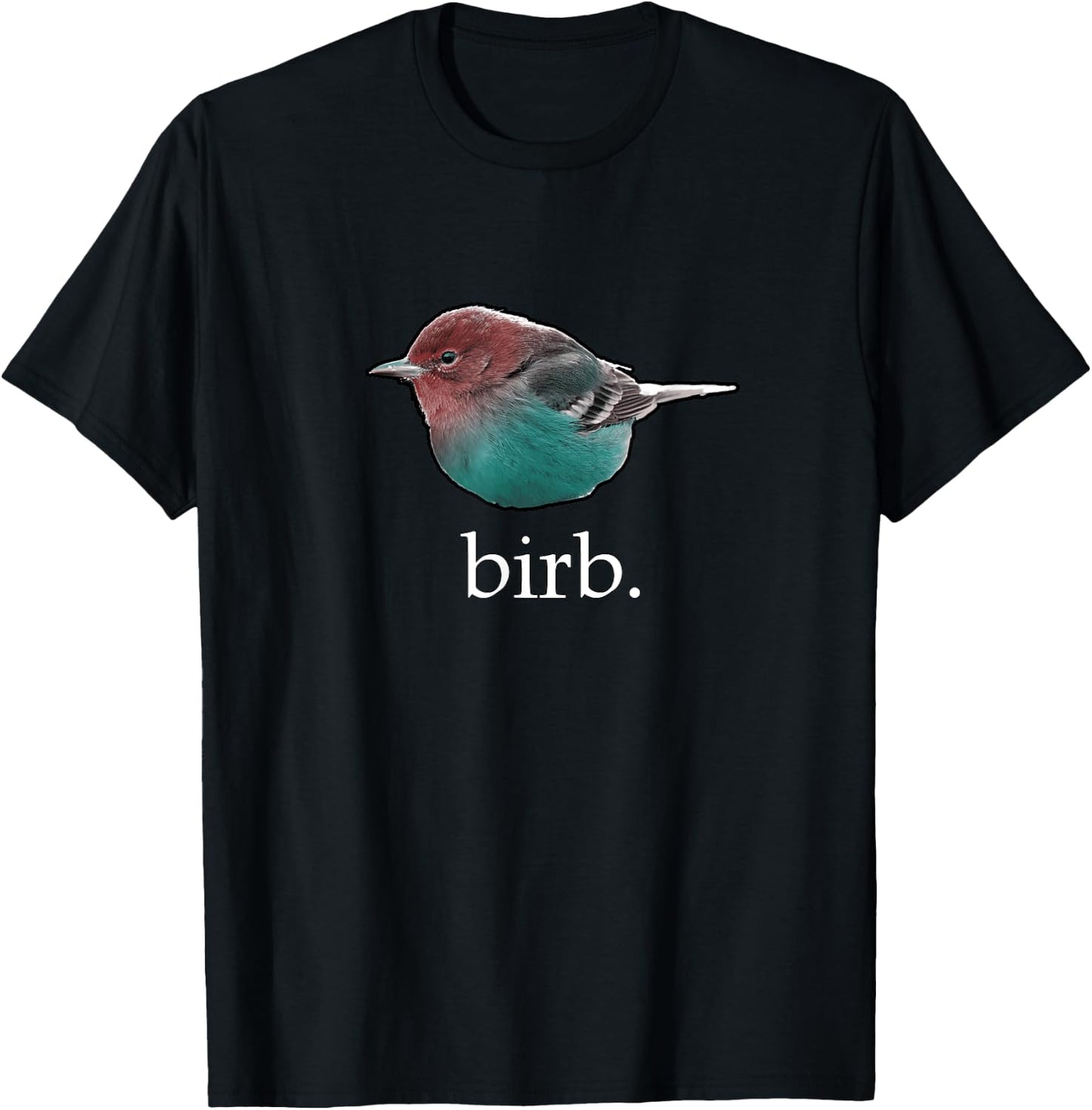 Cute Birb Bird Meme T-Shirt - T-Shirt | Black