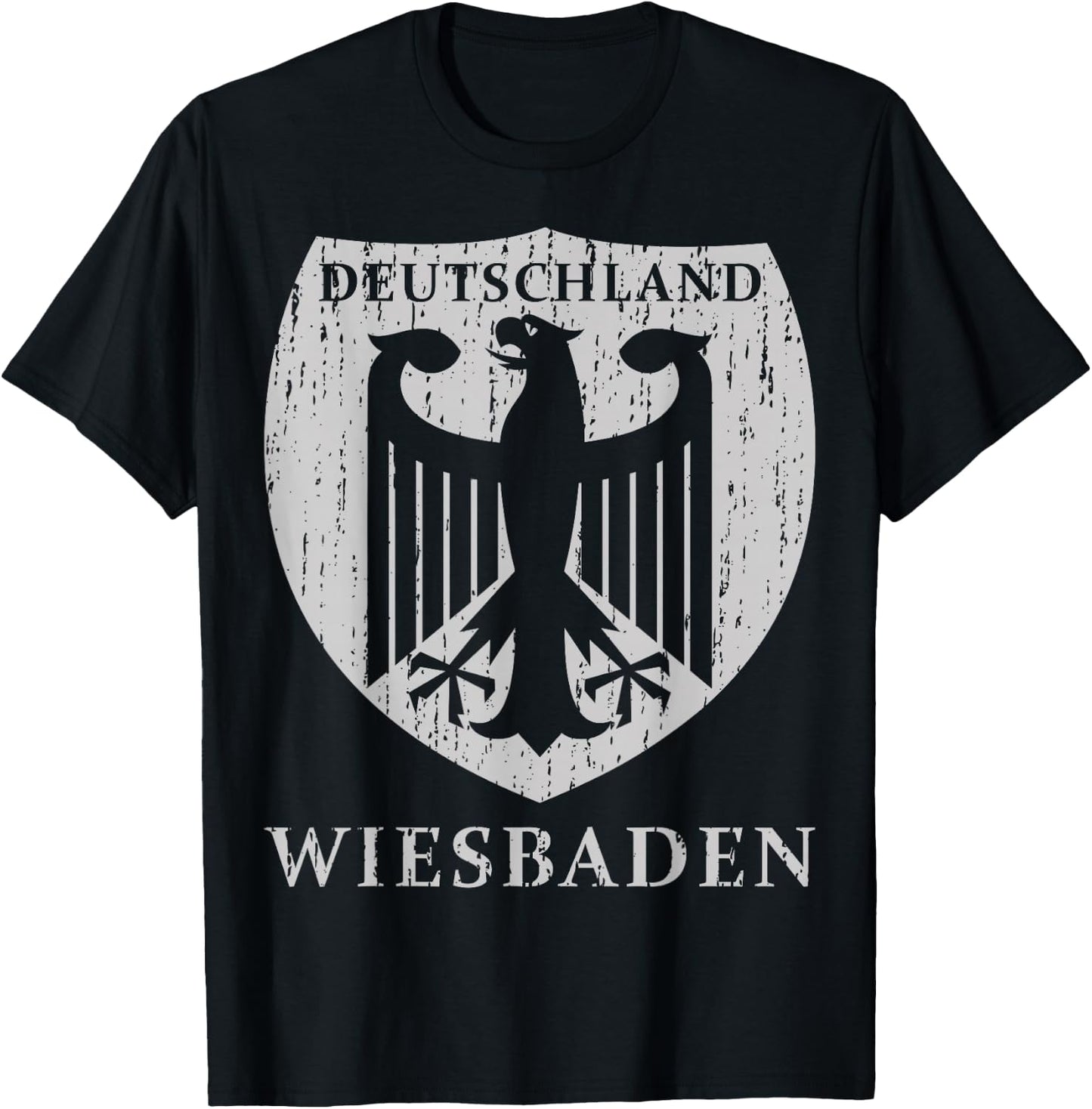 Germany Deutschland Wiesbaden T-Shirt - T-Shirt | Black