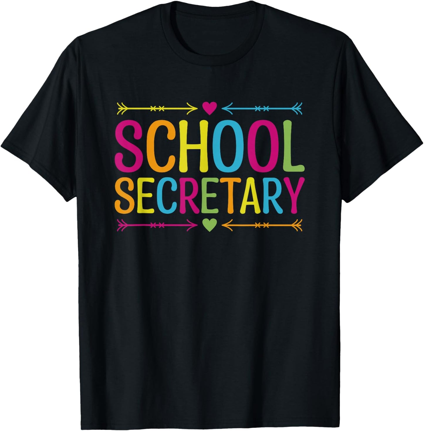 School Secretary T-Shirt - T-Shirt | Black