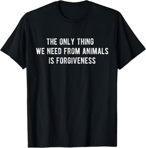 Vegan Design Gift Animal Rights and Meatless Veganism T-Shirt - T-Shirt | Black