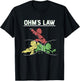 Ohms Law Funny Shirt.Electrical Electronics Engineer Funny T T-Shirt - T-Shirt | Black