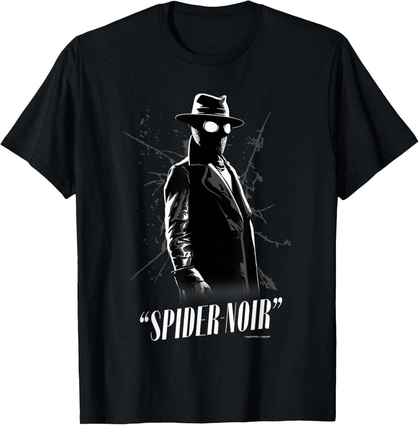 Marvel Spider-Noir Shadow Portrait T-Shirt - T-Shirt | Black