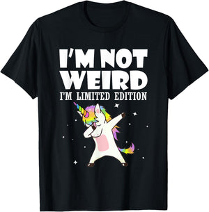 Unicorn Shirt I'm Not Weird I'm Limited Edition T-Shirt - T-Shirt | Black