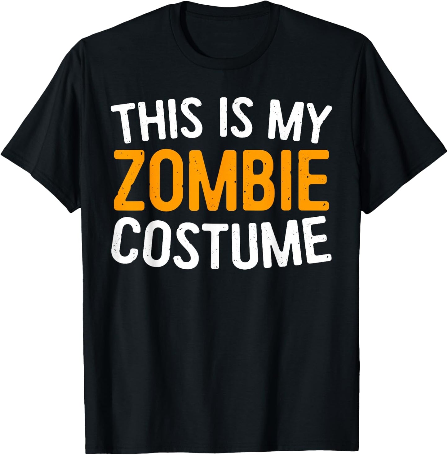 This Is My Zombie Costume Shirt Adult Men Women Kids T-Shirt - T-Shirt | Black