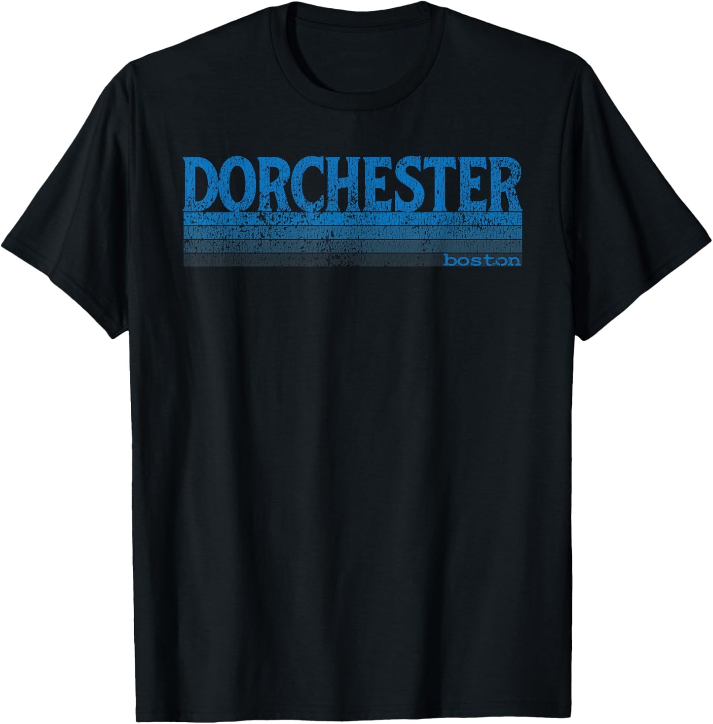 Vintage 1980s Boston MA Neighborhood of Dorchester T Shirt T-Shirt - T-Shirt | Black