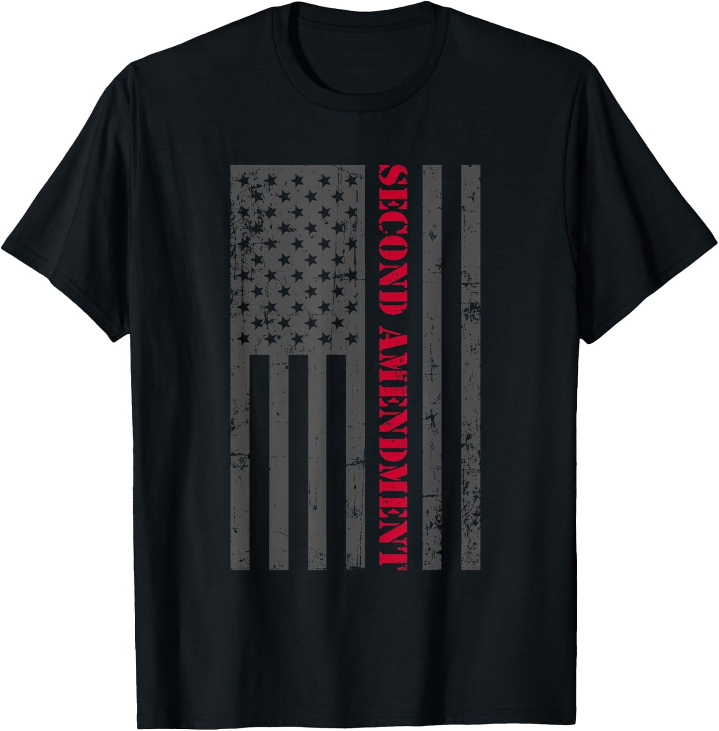 2nd Amendment Gifts Second Amendment Shirts American Flag T-Shirt - T-Shirt | Black
