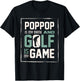 Poppop My Name Golf My Game Golfing Shirt T-Shirt - T-Shirt | Black