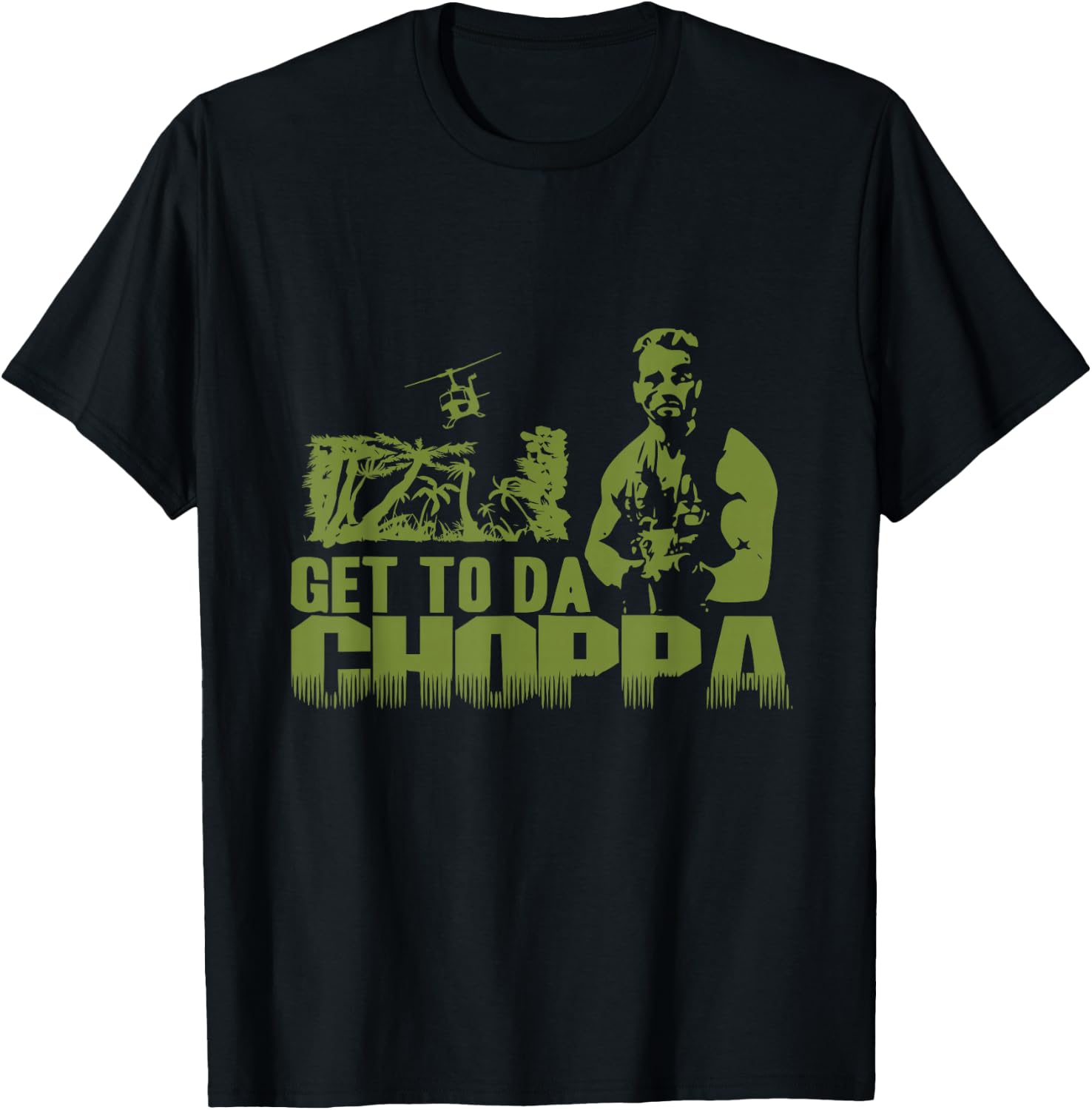 Get to The Choppa T-Shirt - T-Shirt | Black