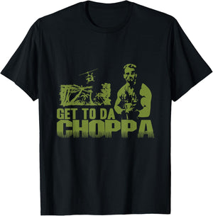 Get To The Choppa T-Shirt - T-Shirt | Black