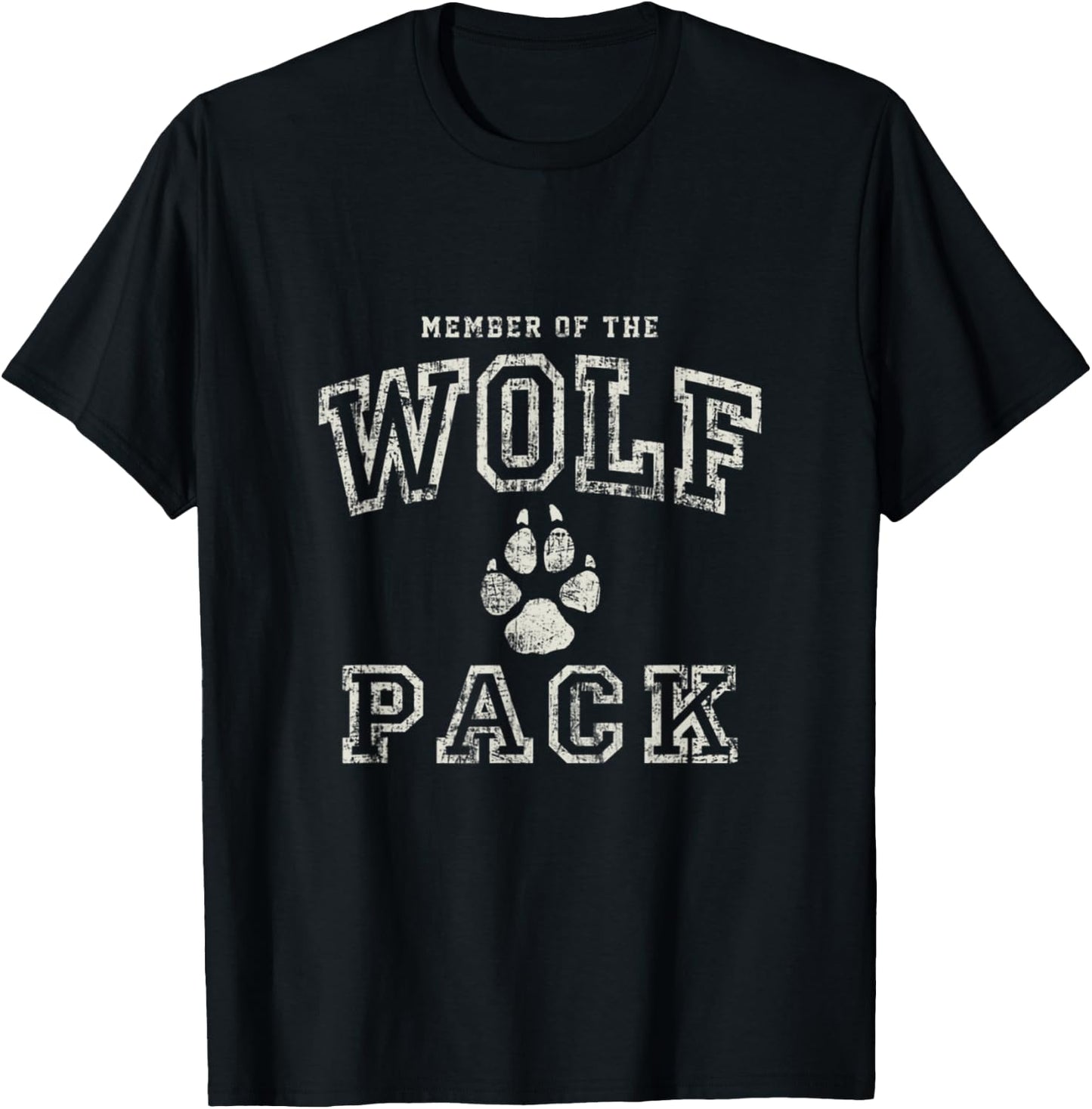 Member Of The Wolf Pack Shirt T-Shirt - T-Shirt | Black
