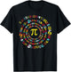 Funny Pi Day Shirt Spiral Pi Math for Pi Day 3.14 T-Shirt - T-Shirt | Black