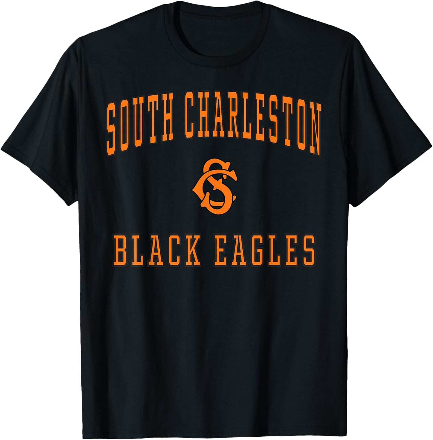 South Charleston High School Black Eagles C1 T-Shirt - T-Shirt | Black