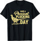 Funny Pheasant Hunting Plucking T Shirt Gift T-Shirt - T-Shirt | Black