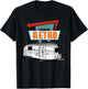 Retro Airstream trailer. Great vintage shirt. T-Shirt - T-Shirt | Black