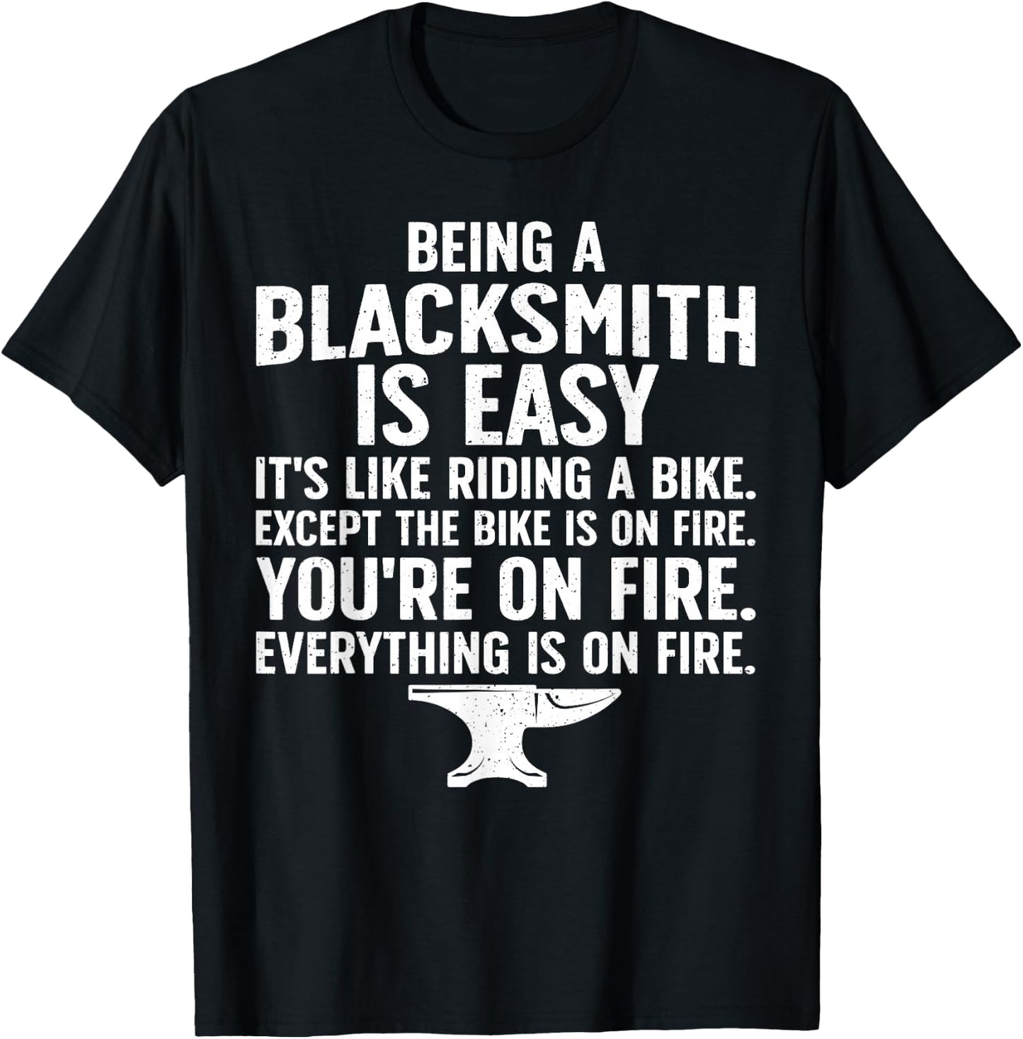 Blacksmith Art Women Forging Tools Blacksmithing T-Shirt - T-Shirt | Black