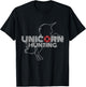 Crude Adult Humor Clothing Gifts Unicorn Hunting Swingers, Naughty Polyamory Couples Gift T-Shirt - T-Shirt | Black
