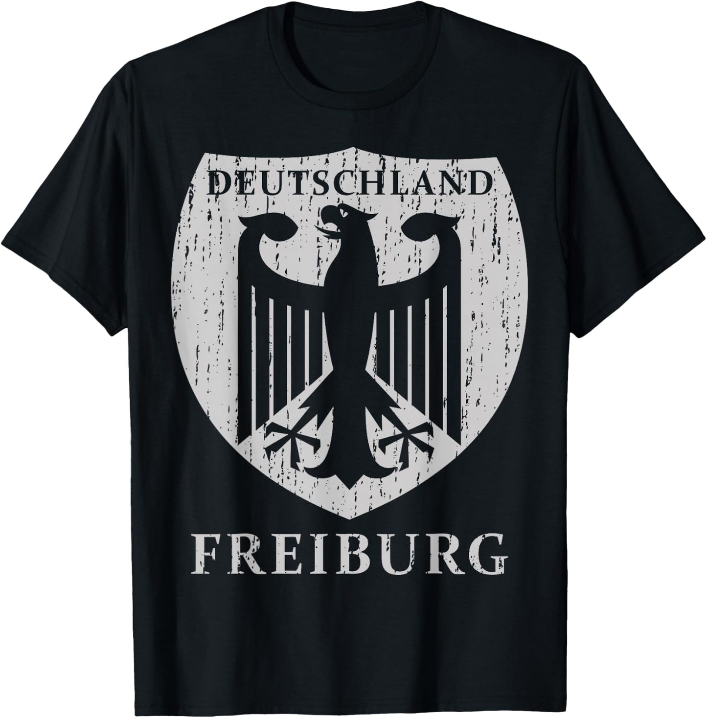 Germany Deutschland Freiburg T-Shirt - T-Shirt | Black