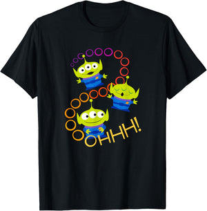 Disney Pixar Toy Story 4 Aliens Rainbow T-Shirt - T-Shirt | Black