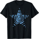 Spiral Star y2k Whimsy Grunge Vintage Coastal Beach Graphic T-Shirt - T-Shirt | Black