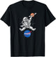 Astronaut Basketball NASA T-Shirt - T-Shirt | Black