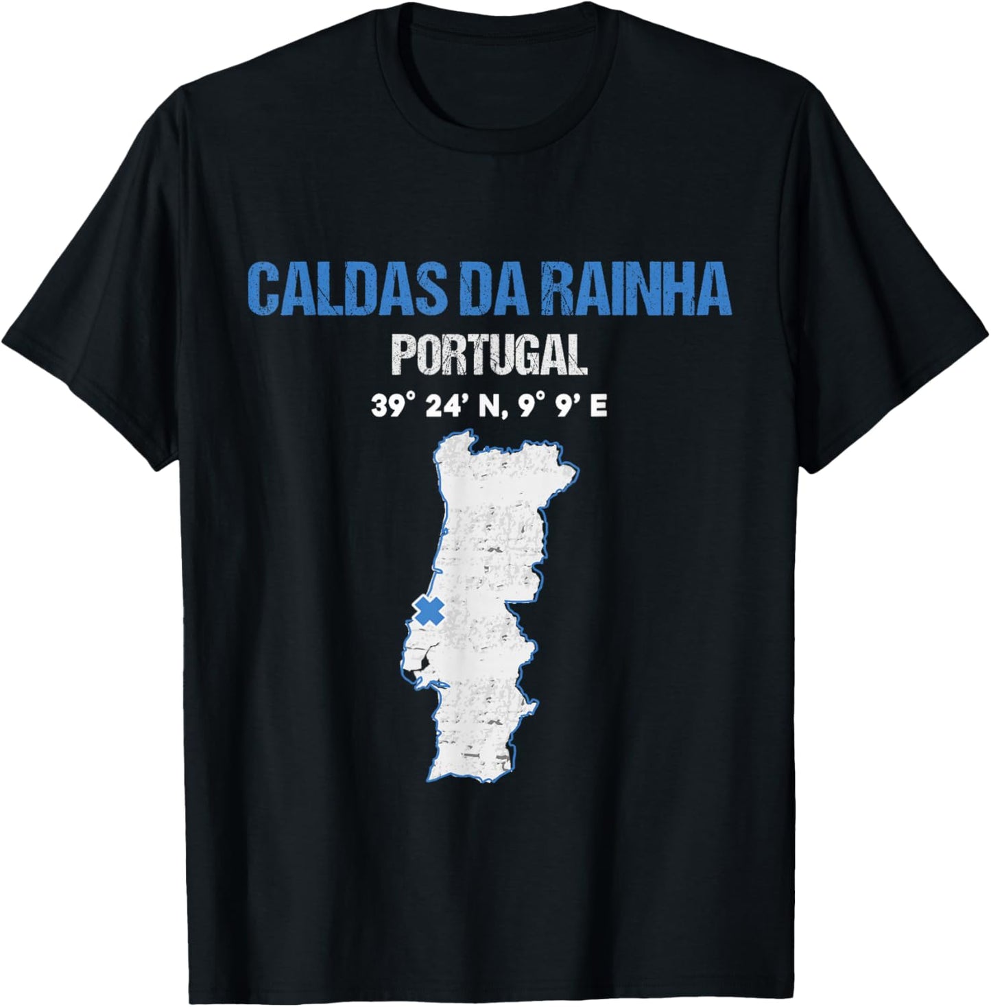 Caldas da Rainha Portugal City T-Shirt - T-Shirt | Black