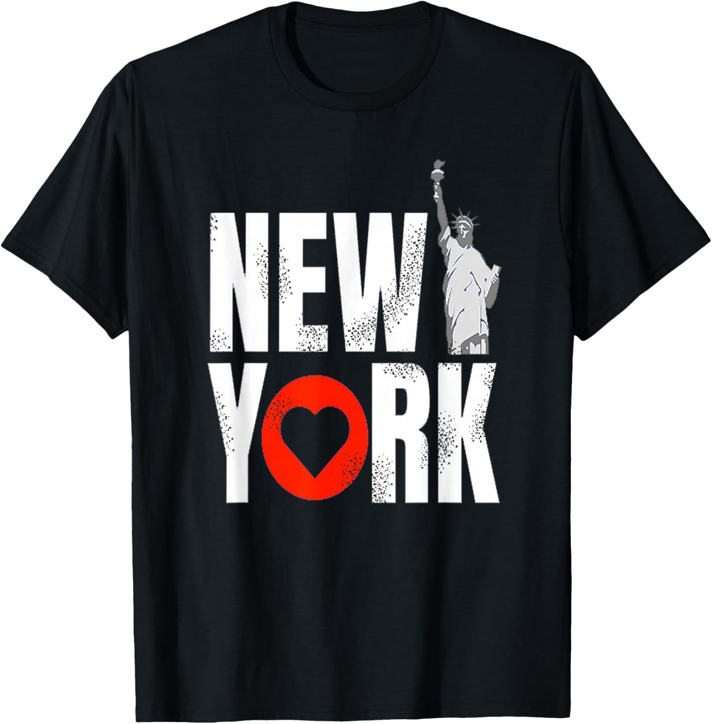 I Love New York City Statue of Liberty America Souvenirs T-Shirt - T-Shirt | Black
