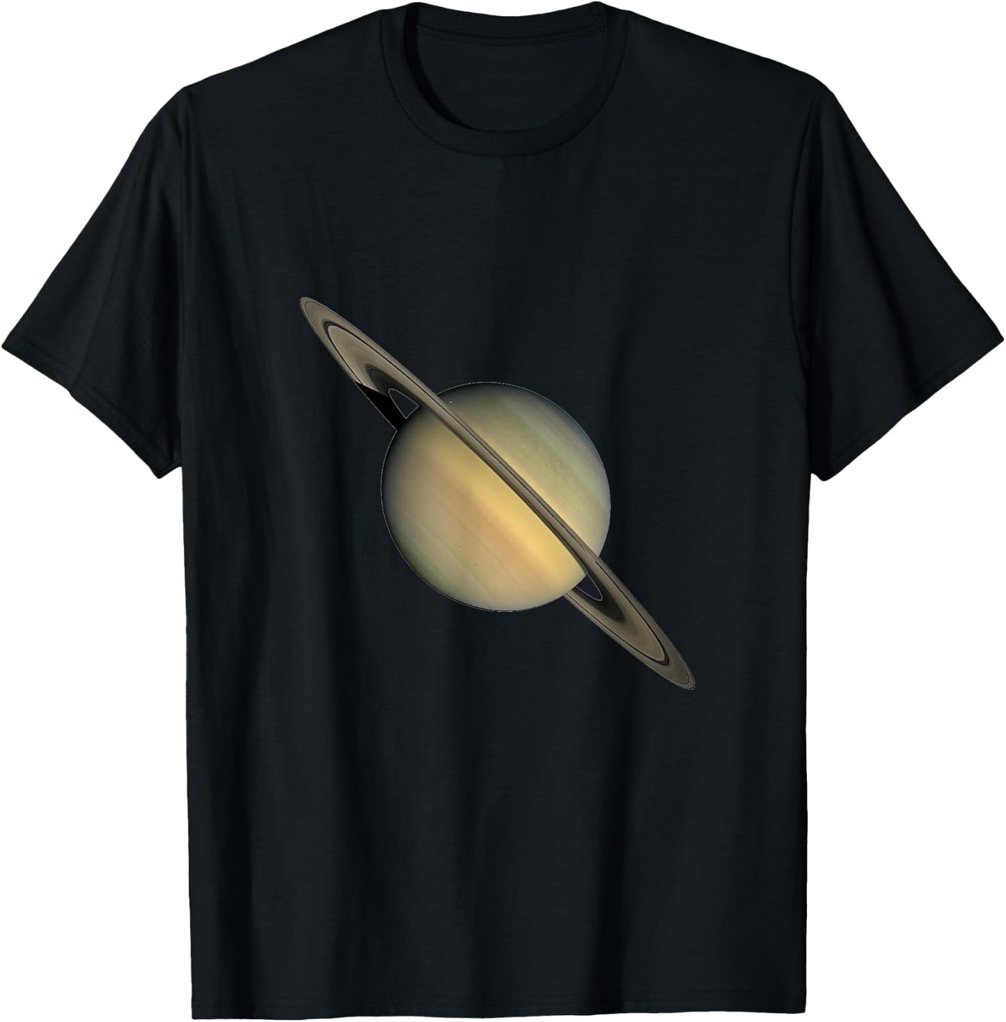 Saturn Print | Cool Space T Shirt T-Shirt - T-Shirt | Black
