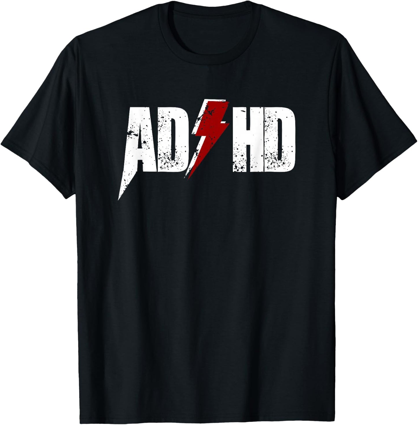 AD HD Women Kids Funny Awareness Gift ADHD T Shirt T-Shirt - T-Shirt | Black