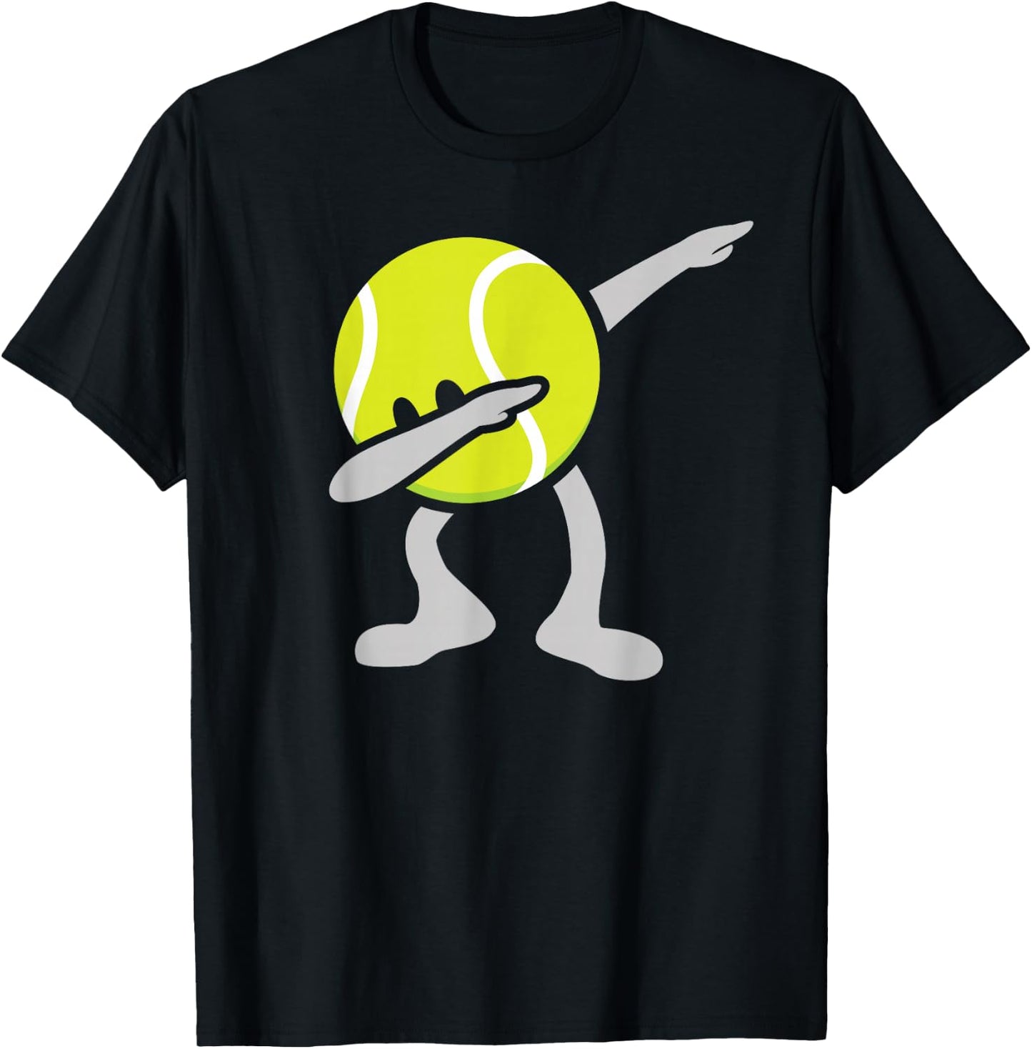 Funny Dabbing Tennis Ball T-Shirt - T-Shirt | Black