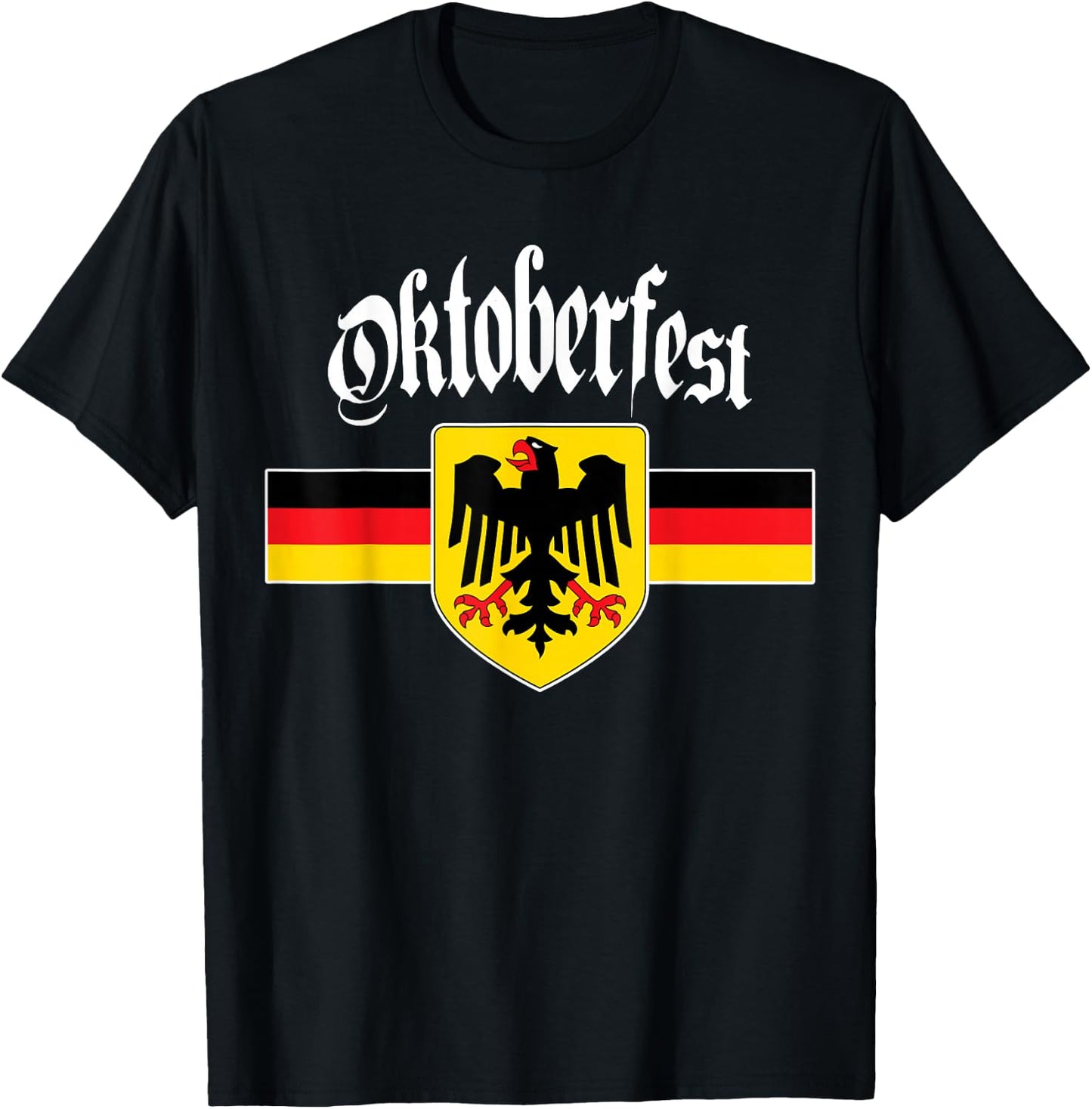 Oktoberfest German Coat of Arms T-Shirt - T-Shirt | Black