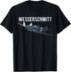 Shirt City Military Veteran Honor Wear WW2 Messerschmitt German Fighter Plane Commemorative T-Shirt - T-Shirt | Black